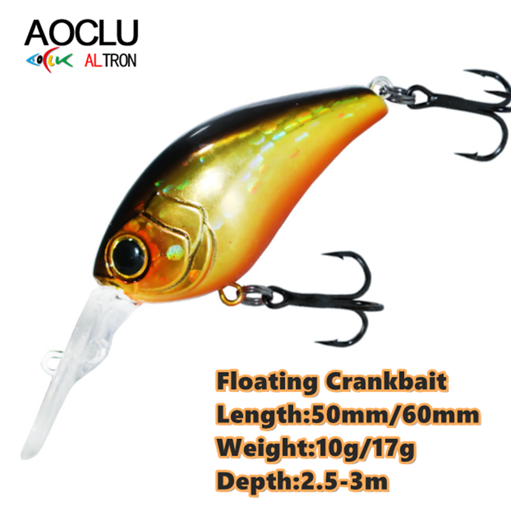 Fishing Lure Crankbait - Aoclu-isca minnow flutuante, 50mm, 10g, 60mm,