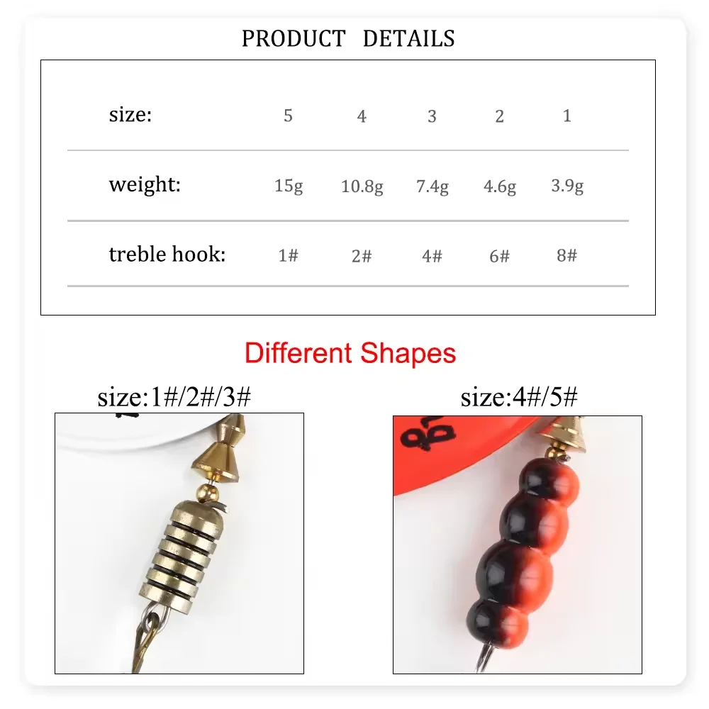 Colher de metal giratória isca - Fishing Lure Crankbait avaliação e preço