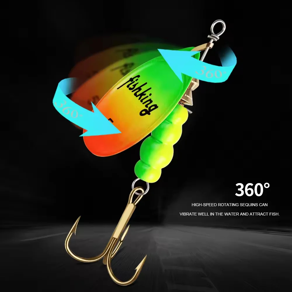 Colher de metal giratória isca - Fishing Lure Crankbait avaliação e preço