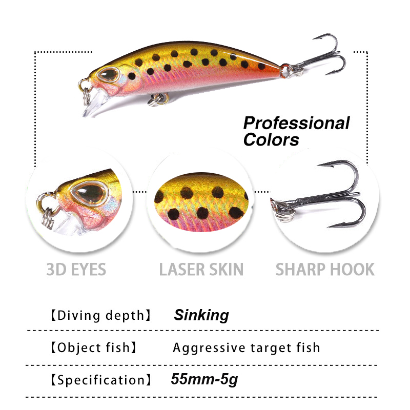 Westbass 1px micro minnow isca - Fishing Lure Jerkbait avaliação e preço