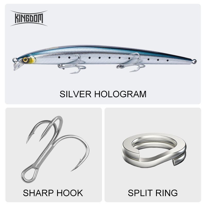 Isca Artificial Kingdom 180mm  - Fishing Lure Spinnerbait avaliação e preço