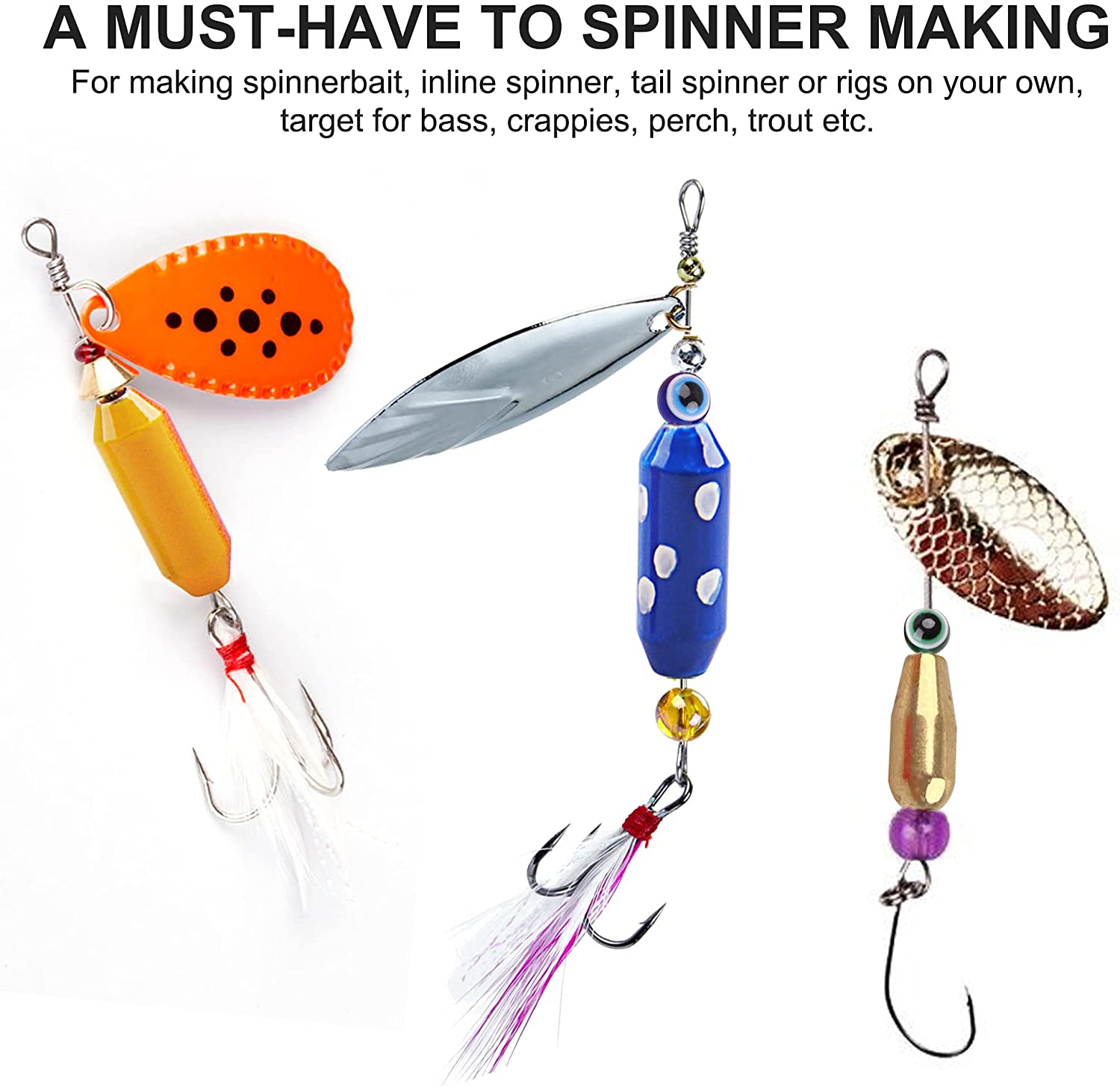 Latão Pesos Sinker Pesca, Spin - Fishing Lure Spinner avaliação e preço