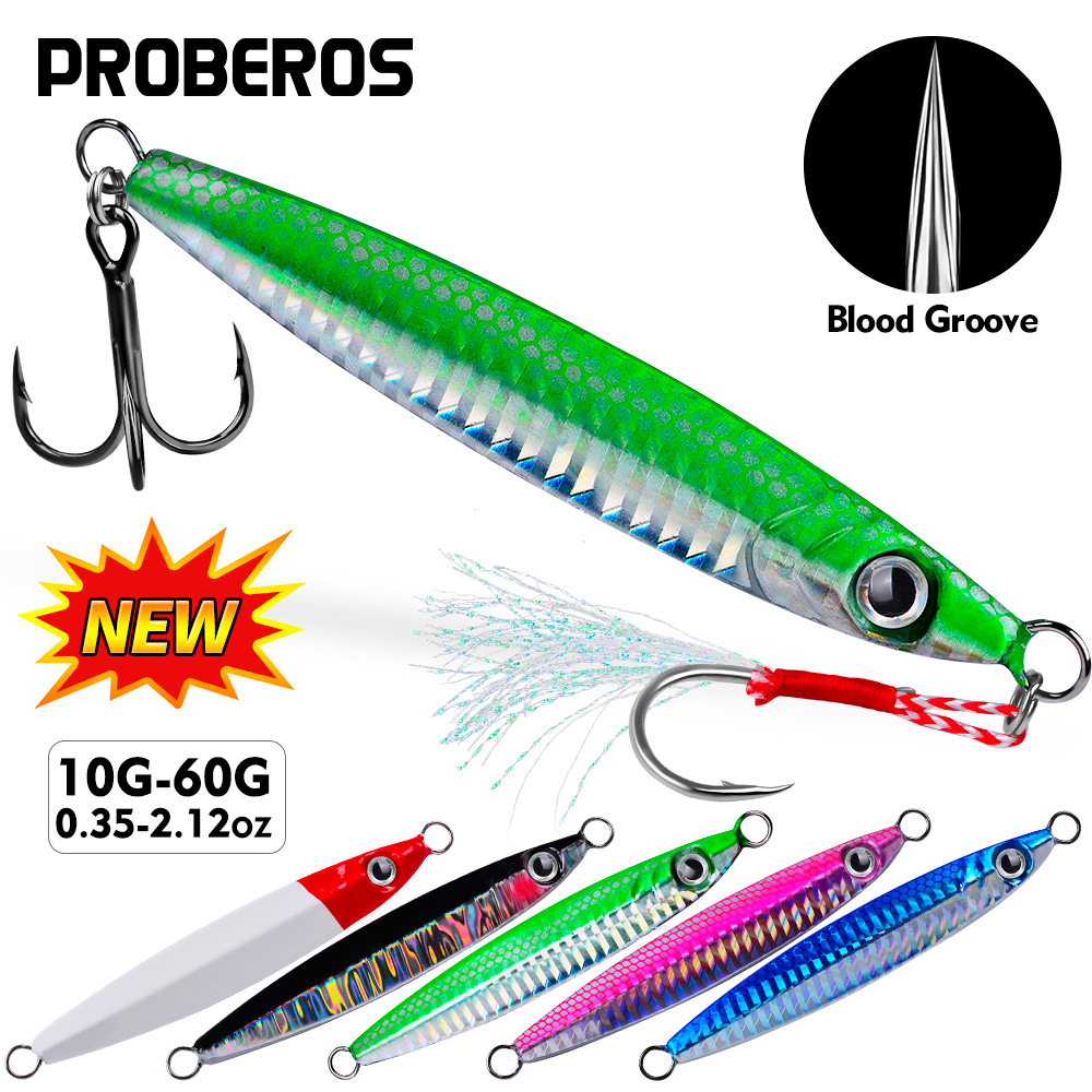 Proberos 1pc Isca Artificial d - Fishing Lure Spoon avaliação e preço