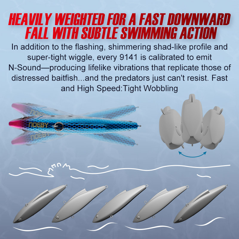Noeby 3 Peças 90mm 33g Iscas A - Fishing Lure Crankbait avaliação e preço