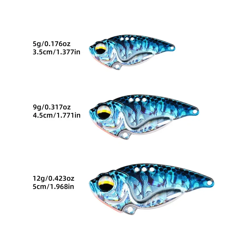 Vib colher isca de pesca 5g 9g - Fishing Lure Spinnerbait avaliação e preço