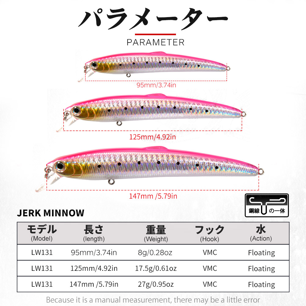 Isca Artificial Flutuante Hunt - Fishing Lure Jerkbait avaliação e preço