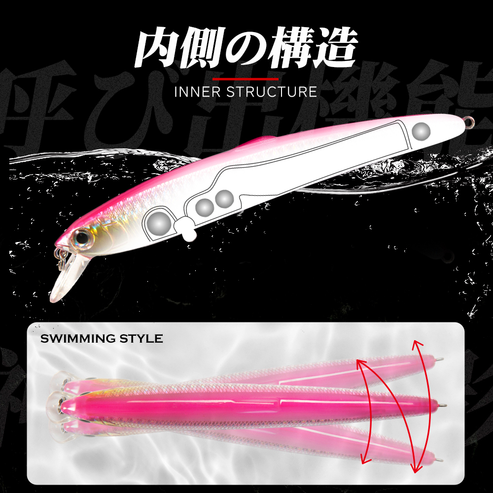 Isca Artificial Flutuante Hunt - Fishing Lure Jerkbait avaliação e preço